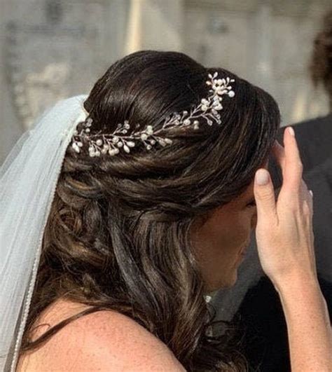 Bridal Hair Vine Veil Hair Piece Bridal Hair Accessories - Etsy