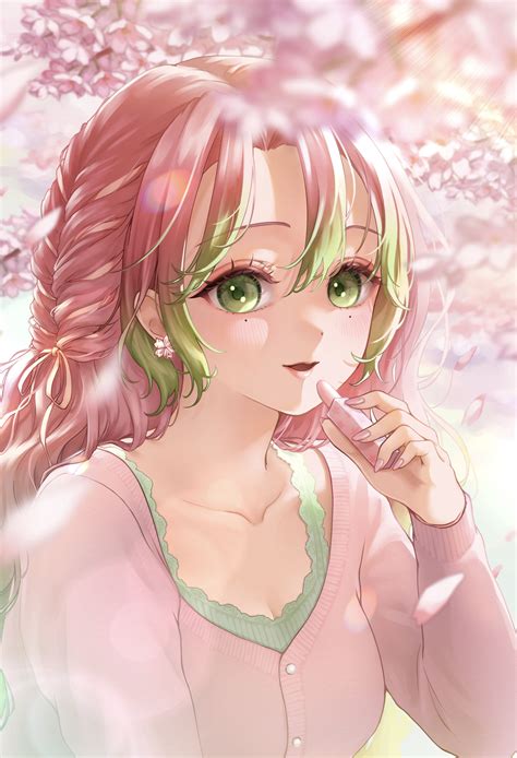kanroji mitsuri mitsuri kanroji kimetsu  yaiba image  poffso