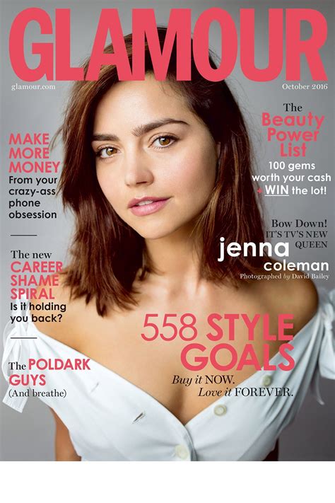 Jenna Coleman GLAMOUR Cover Star - October 2016 (Pictures & Interview