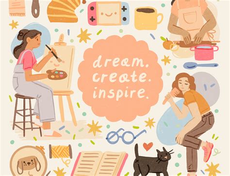 Dream, create, inspire. by Kiki Nordstrom on Dribbble