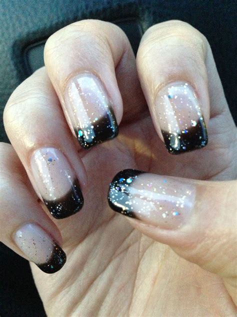 Black Tip Nails Images at Alan Marilyn blog