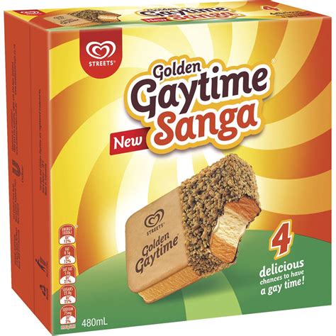 Golden Gaytime Ice Cream Sanga 480ml | Woolworths