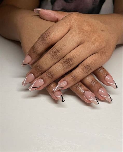 Pin by Mpho on Painted Nail Ideas | Work nails, Rave nails, Stylish ...
