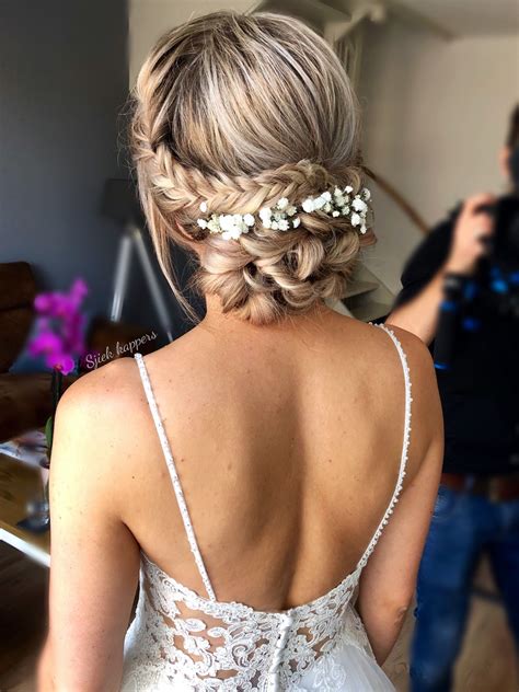 Bruidskapsel romantische updo bridal hair – Artofit