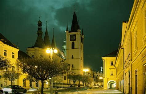 Czech Republic, Street lights, Night, HD Wallpaper | Rare Gallery