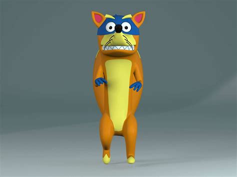 Swiper the Fox - 3D Model by deleon3d