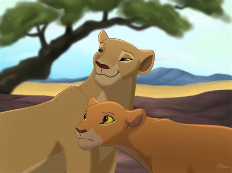 Kiara and Nala by StormyyCloud on DeviantArt
