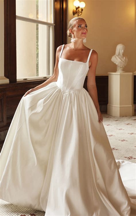 Luxe Mikado Princess Ballgown with Pockets