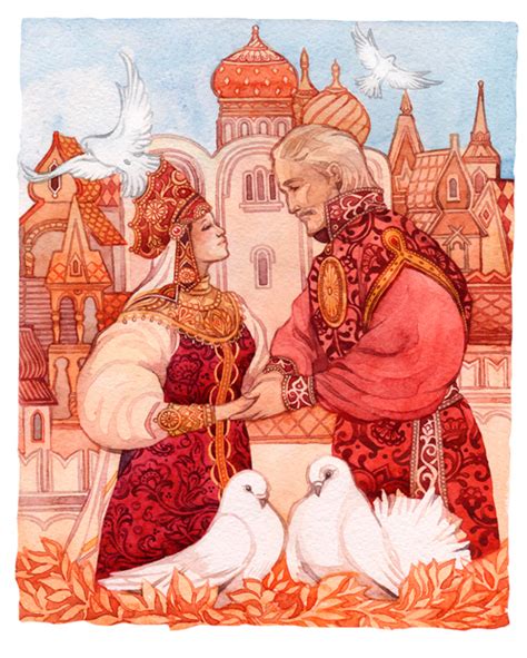 Иллюстрация - Свадьба - в стиле классика | Illustrators.ru
