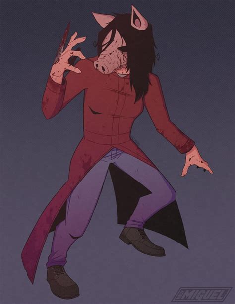 For my first dbd fan art I wanted to draw my favorite killer, Piggy! So ...