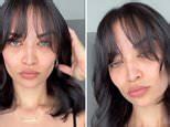 Video: Shanina Shaik shows off her dramatic new haircut | Daily Mail Online