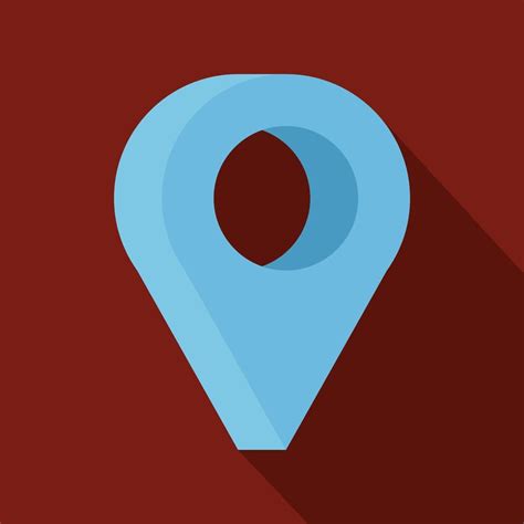 Destination icon, flat style. 14451072 Vector Art at Vecteezy