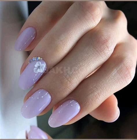 Нежные дизайны ногтей сиреневого цвета💜 | Unghie, Progetti da provare