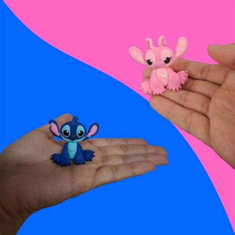 Angel Stitch Rosa E Azul - 8