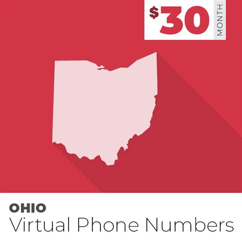 Ohio Virtual Phone Numbers For Business | $30/Month