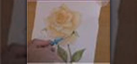 How to Paint a rose in watercolor « Painting Tips :: WonderHowTo