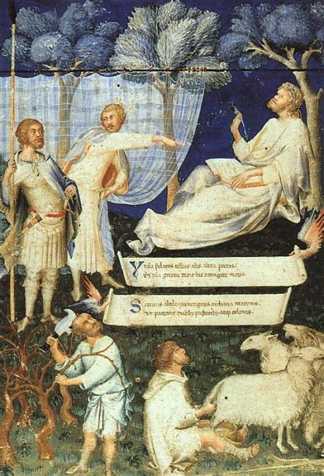 Вергилий, титульная страница иллюминированной рукописи, ок.1336 ...