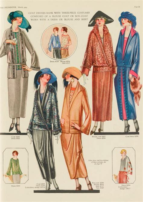 1923 Fashions for Women and Men