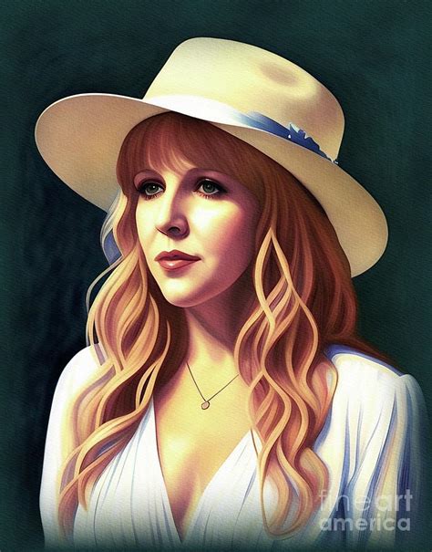 Stevie Nicks, Music Legend #15 Painting by Esoterica Art Agency