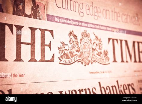 The Times newspaper Stock Photo - Alamy