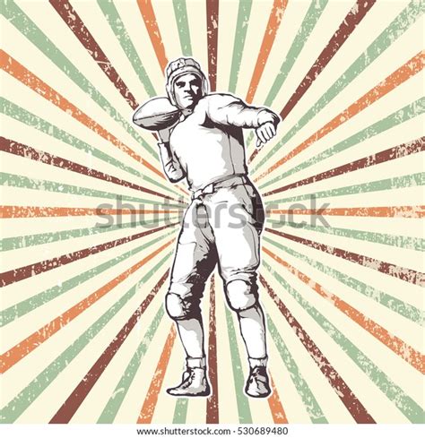 4,946 Vintage American Football Player Images, Stock Photos & Vectors ...