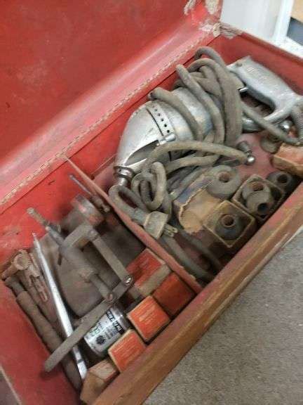 Vintage Snap On Tool Box With Contents(heavy) - Trice Auctions