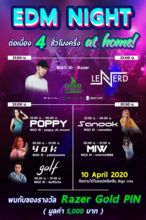 🎧🎧กลับมาอกแล้วกับ EDM Night... - Bigo Live Thailand