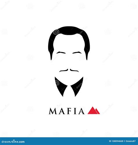 Capo della mafia italiana illustrazione vettoriale. Illustrazione di ...