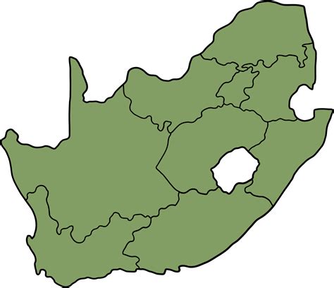 doodle freehand drawing of south africa map. 17745288 PNG