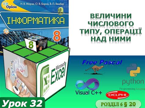 Величини числового типу, операції над ними - презентация онлайн