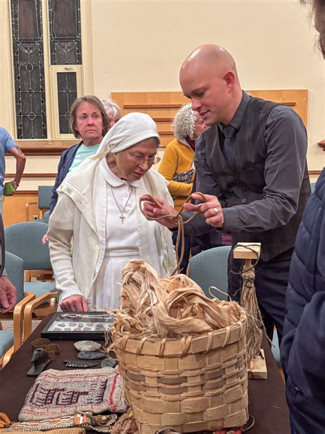 Taylor Moyer gives presentation on American Indians of the Great Lakes