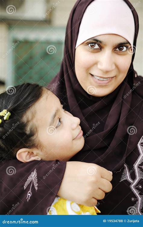Arabic Mother And Son Together At Home Royalty-Free Stock Photography ...