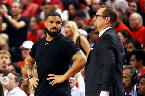 Drake Wore An Insane $750,000 Watch To Game 5 That Displays Random