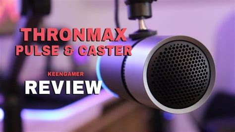 Thronmax Pulse Microphone & Caster Boom Arm Review - KeenGamer