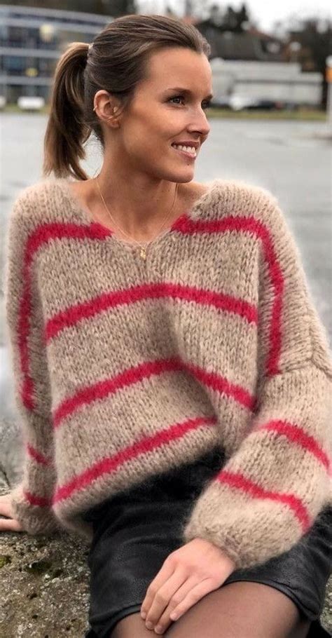 KNITWEAR FASHION | Blusas de tricô, Crochê, Trico