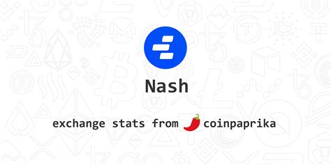 nash exchange statistics nash volume markets liquidity coins