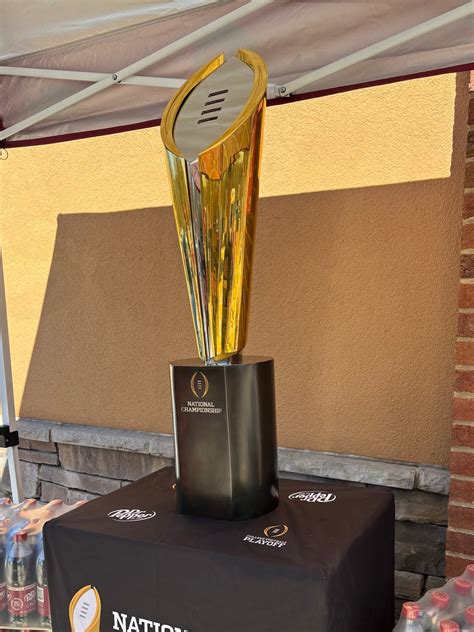 Yes, the CFP National Championship Trophy was at a Circle K in Auburn