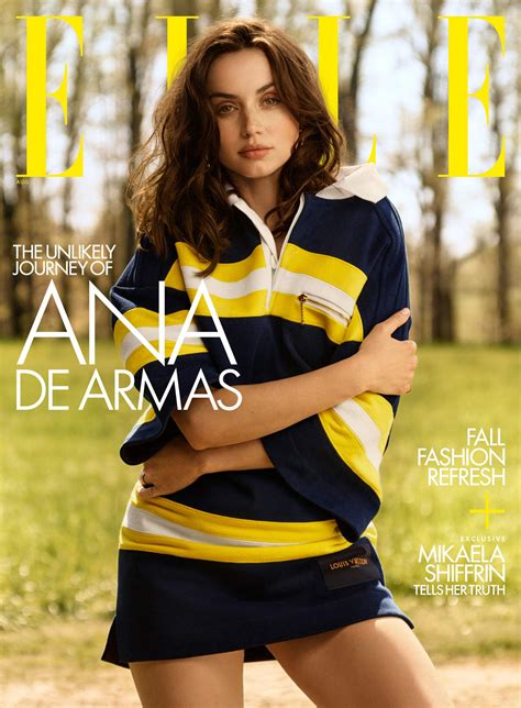 Ana de Armas Reappears on the Cover of Elle’s August 2022 Issue - Go