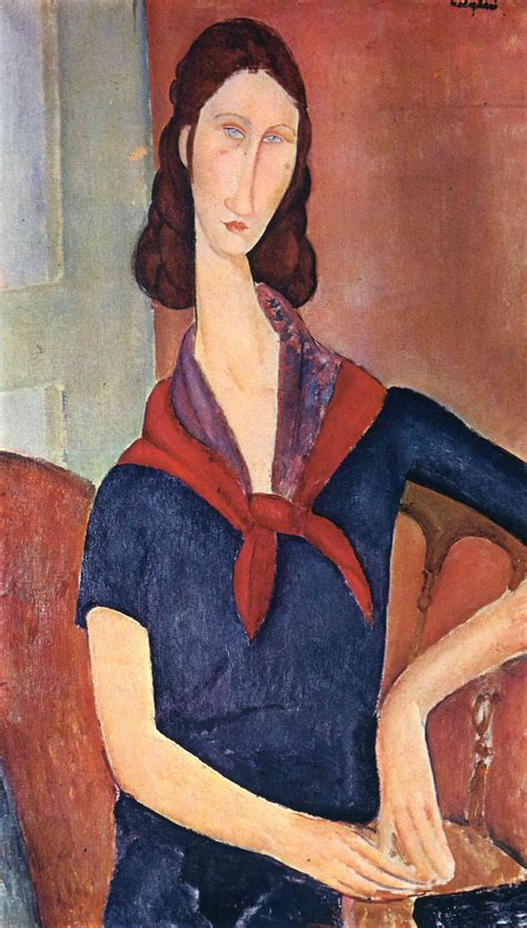 Amedeo Modigliani. Portrait de Jeanne Hebuterne. | Modigliani, Amédéo ...