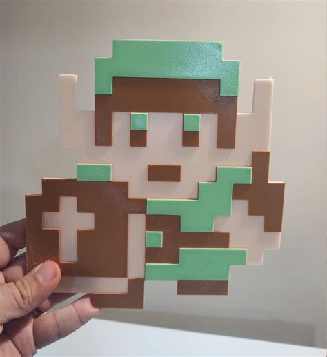 8-bit Link Legend of Zelda NES Pixel Art Sprite Wall - Etsy Israel