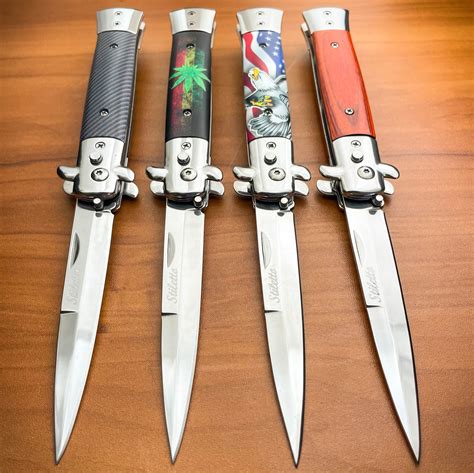 Italian stiletto designs remain a classic for knife collectors 12