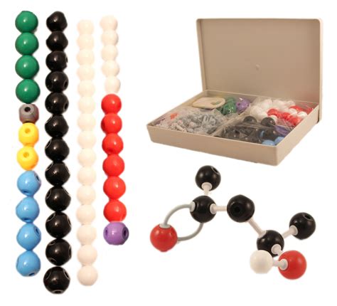 Molecular Model Kit - 50 Atoms and 90 Bonds (140 Total Pieces) (UCC202 ...