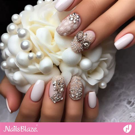 nail art designs with stone 6