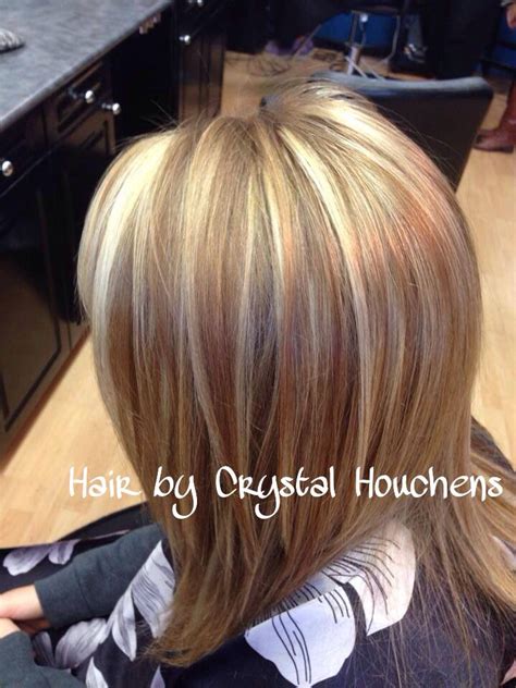 Highlights, golden blonde lowlights. 