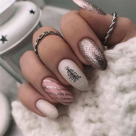 Новогодний маникюр – идеи дизайна ногтей на Новый Год | Uñas