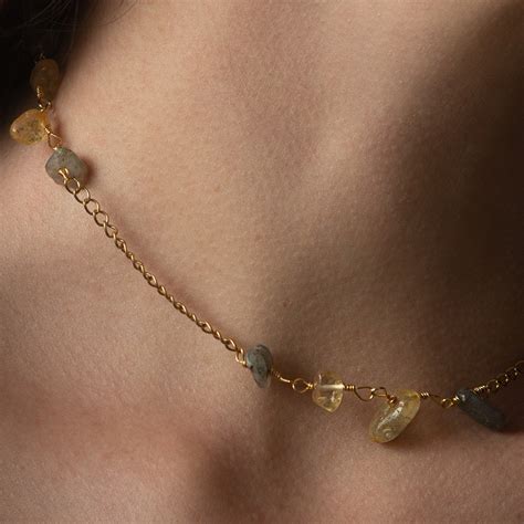 Citrine Necklace | Gemstones | A Weathered Penny