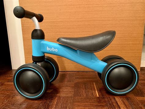 Bicicleta Buba Azul - Bicicleta de Equilíbrio 4 Rodas Infantil Azul Buba | Brinquedo para ...