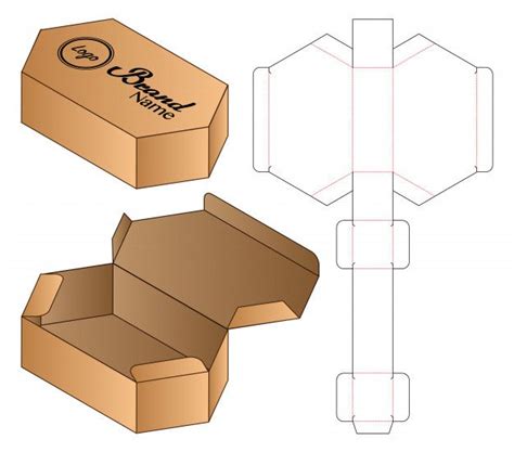 Hexagon Box Packaging Template | Free Download