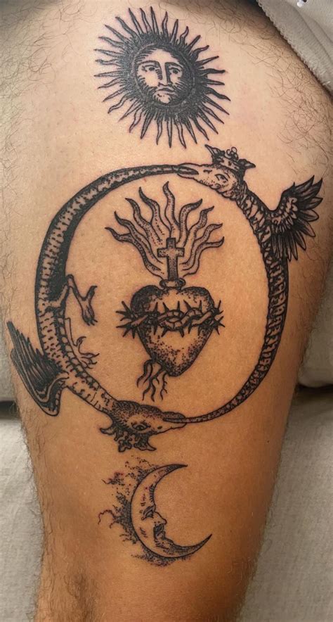 Got a Jung inspired tattoo yesterday. : r/Jung