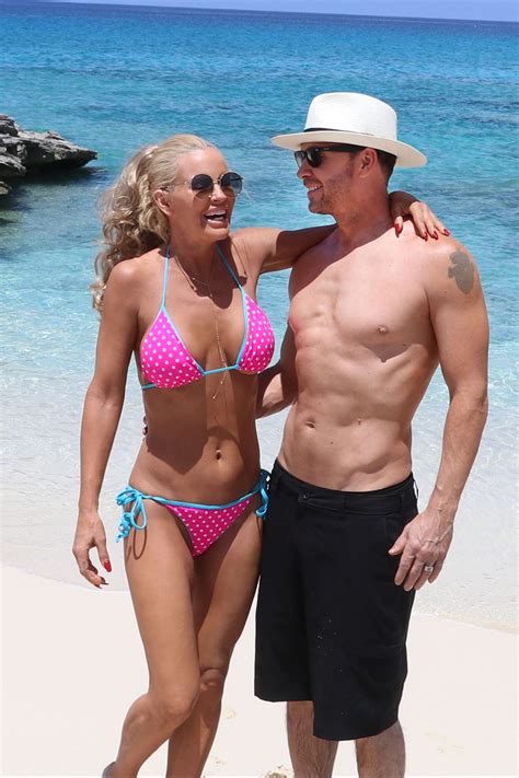 JENNY MCCARTHY in Bikini at a Beach in Turks and Caicos 08/31/2019